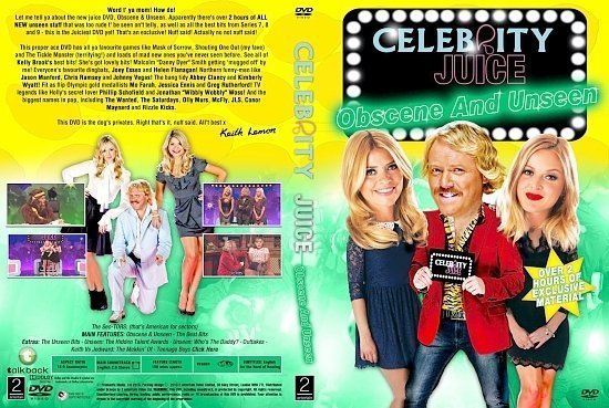 dvd cover Celebrity Juice Obscene And Unseen