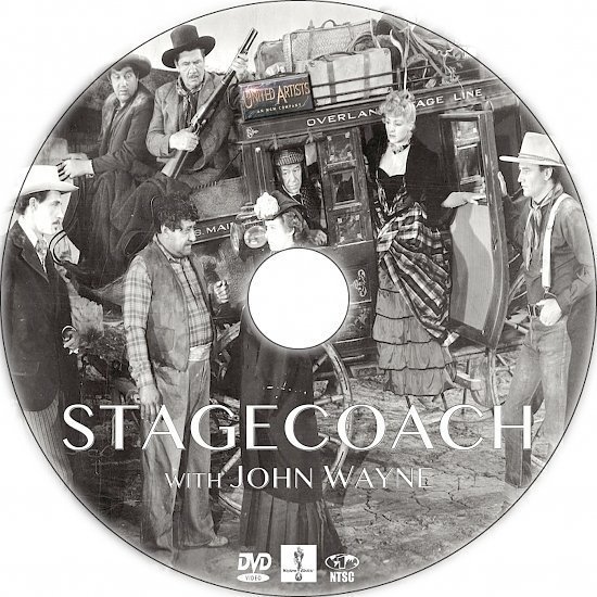 dvd cover Stagecoach (1939) R1 Custom DVD Labels