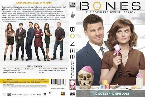 dvd cover Bones Season 7 Scanned