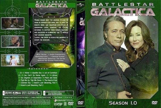 dvd cover Battlestar Galactica Complete 1 Set