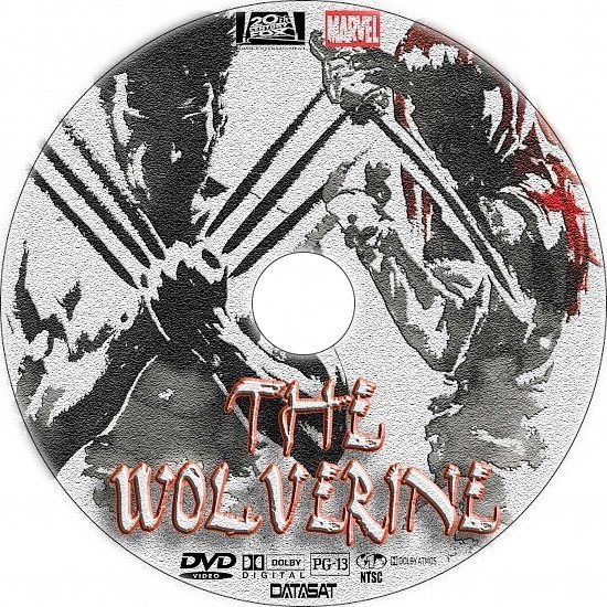 dvd cover The Wolverine R1 Custom DVD Labels