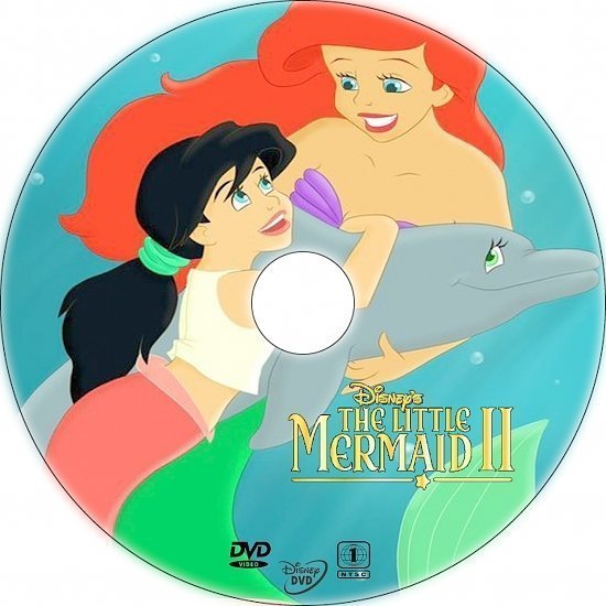 dvd cover The Little Mermaid 2 (2000) R1 Custom DVD Label