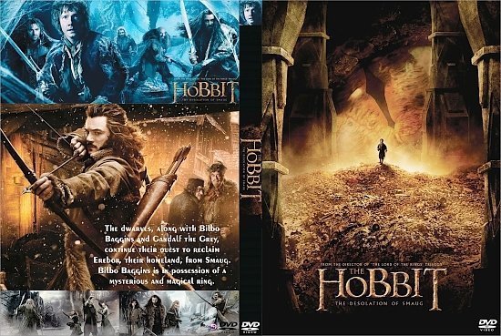 dvd cover The Hobbit: The Desolation of Smaug