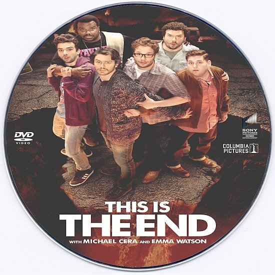 dvd cover This Is The End Custom DVD Label