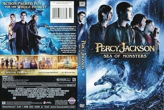 dvd cover Percy Jackson: Sea of Monsters R1