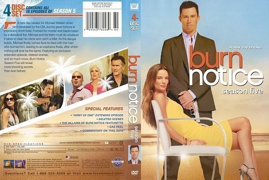 dvd cover burn botice season 5