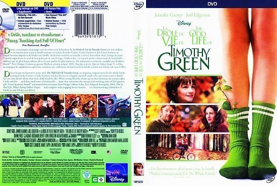dvd cover The Odd Life of Timothy Green