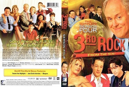 dvd cover 3rd Rock From the Sun: Season 4 (Four)