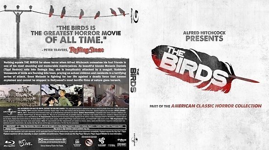 dvd cover The Birds Alfred Hitchcock Bluray