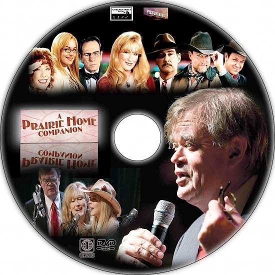 dvd cover A Prairie Home Companion (2006) Custom DVD Label