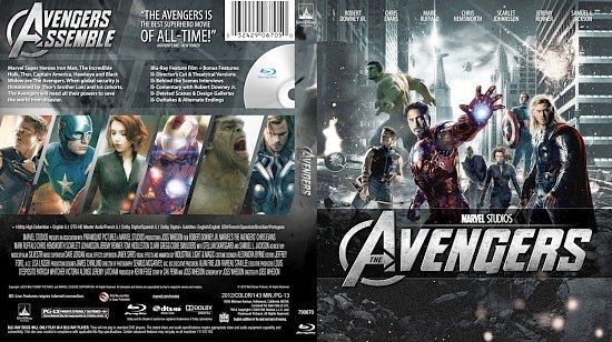 dvd cover The Avengers Bluray