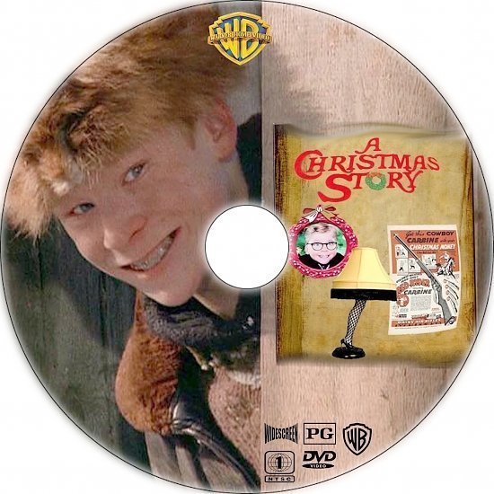 dvd cover A Christmas Story (1983) R1 Custom DVD Label