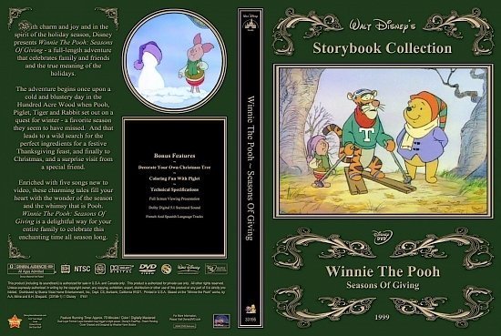 dvd cover Winnie The Pooh Seasons Of Giving