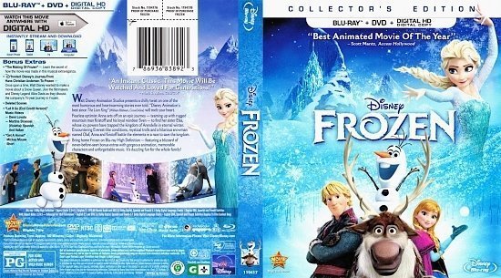 dvd cover Frozen
