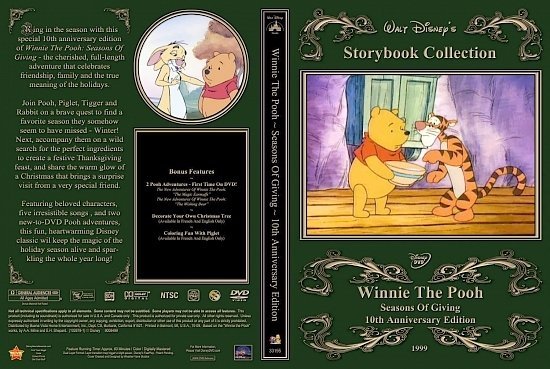 dvd cover Winnie The Pooh Season's Of Giving