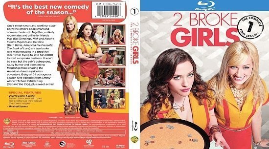 dvd cover 2 Broke Girls Season 1 Blu ray