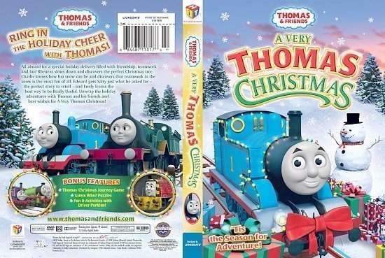 dvd cover Thomas And Friends A Very Thomas Christmas