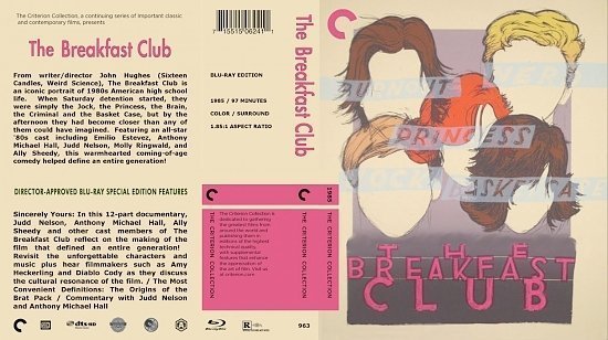 dvd cover The Breakfast Club The Criterion Collection