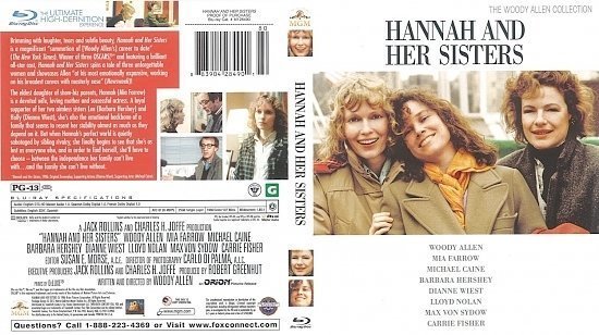 dvd cover Hannah And Her Sister