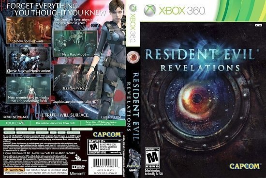 dvd cover Resident Evil Revelations
