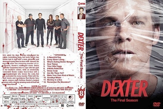 dvd cover Dexter Season 8