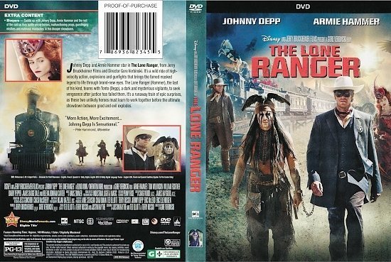 dvd cover The Lone Ranger R1