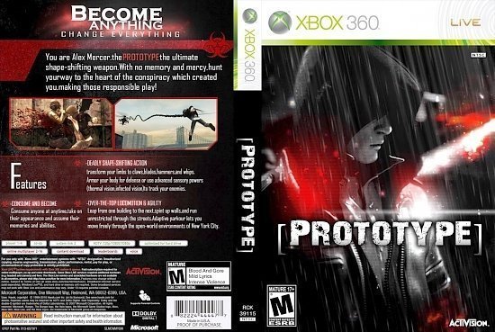 dvd cover Prototype