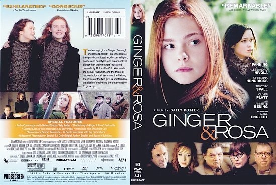 dvd cover Ginger & Rosa R1