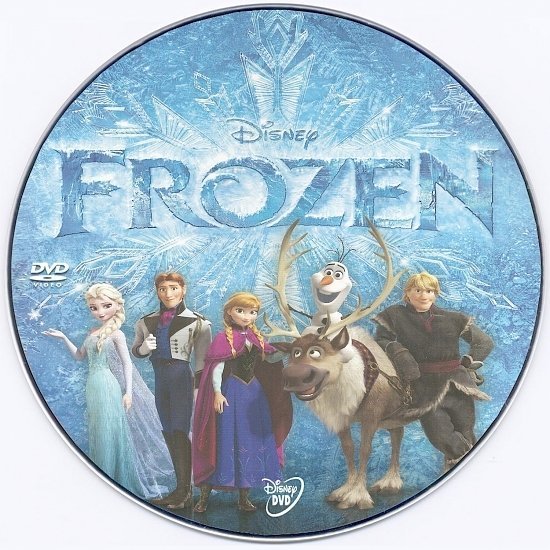 dvd cover Frozen Custom CD Cover