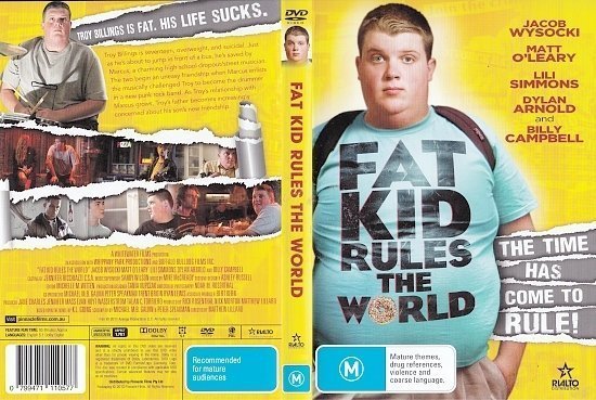 dvd cover Fat Kid Rules the World R4