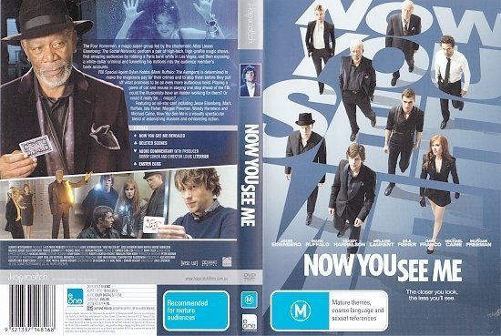 dvd cover Now You See Me R4