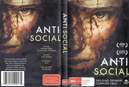 dvd cover Antisocial R4