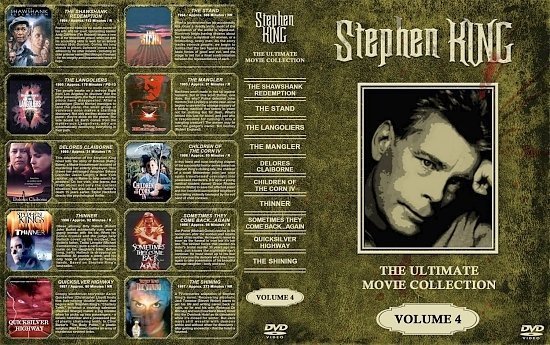 dvd cover Stephen King Collection Volume 4