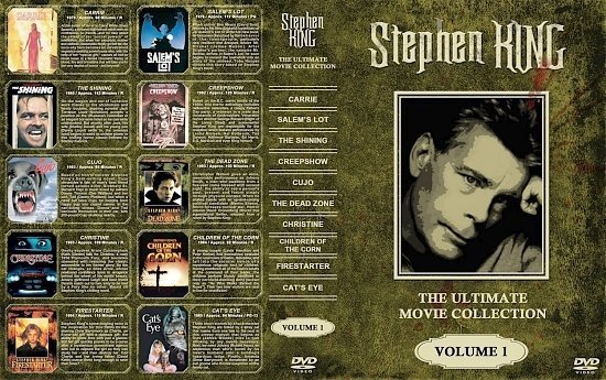 dvd cover Stephen King Collection Volume 1