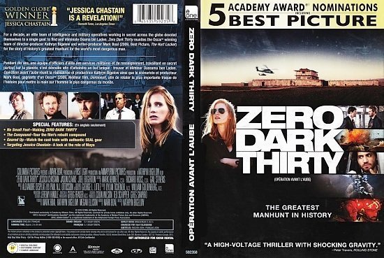 dvd cover Zero Dark Thirty Op ration Avant l Aube Canadian