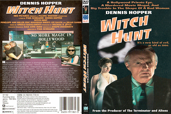 dvd cover Witch Hunt US VHS Reconstruction