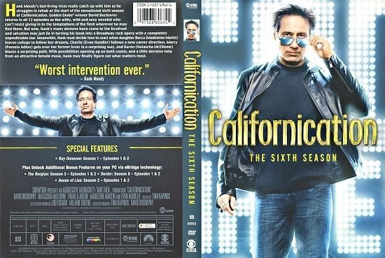 dvd cover Californication