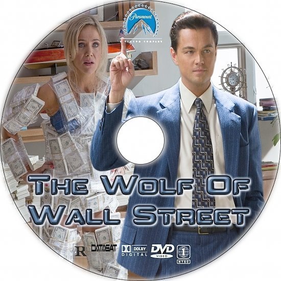 dvd cover The Wolf of Wall Street R1 Custom CD Cover