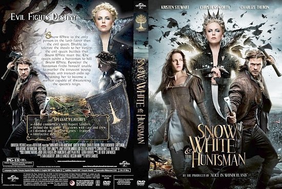 dvd cover Snow White and the Huntsman