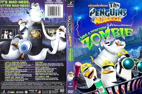 dvd cover The Penguins of Madagascar: I Was A Penguin Zombie (2009) R1