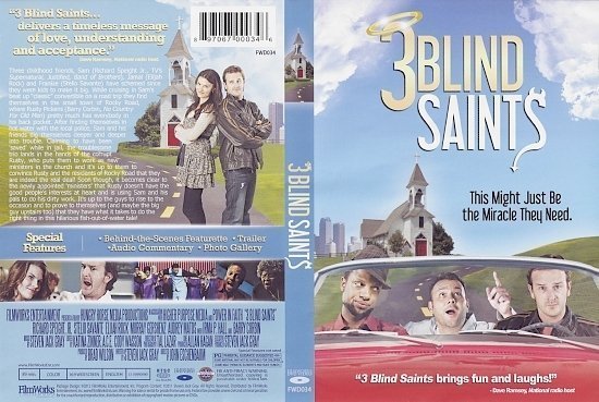 dvd cover 3 Blind Saints