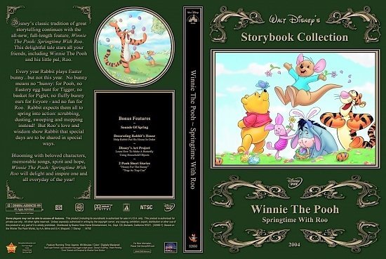 dvd cover Winnie The Pooh Springtime With Roo