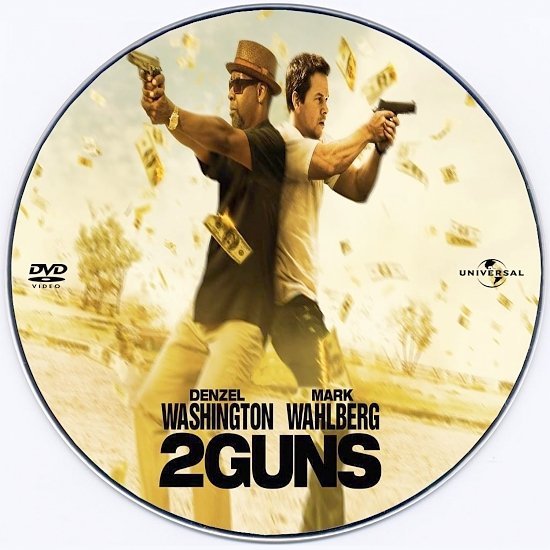 dvd cover 2 Guns Custom CD Cover