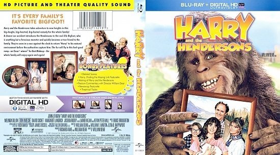 dvd cover Harry And The Hendersons