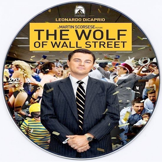 dvd cover The Wolf of Wall Street Custom CD Cover