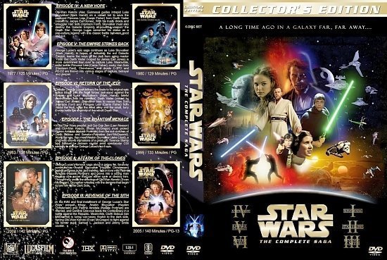 dvd cover Star Wars The Complete Saga