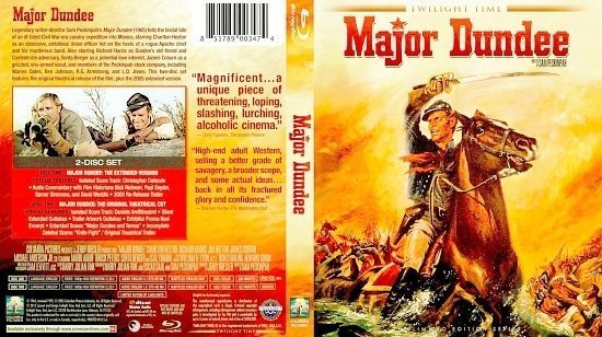 dvd cover Major Dundee