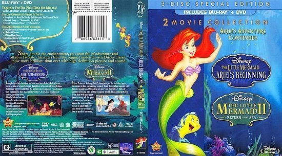 dvd cover Ariel's Adventures Continues