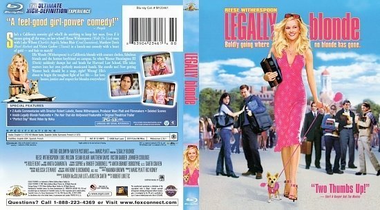 dvd cover Legally Blonde