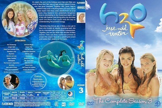 dvd cover H2O: Just Add Water Season 3